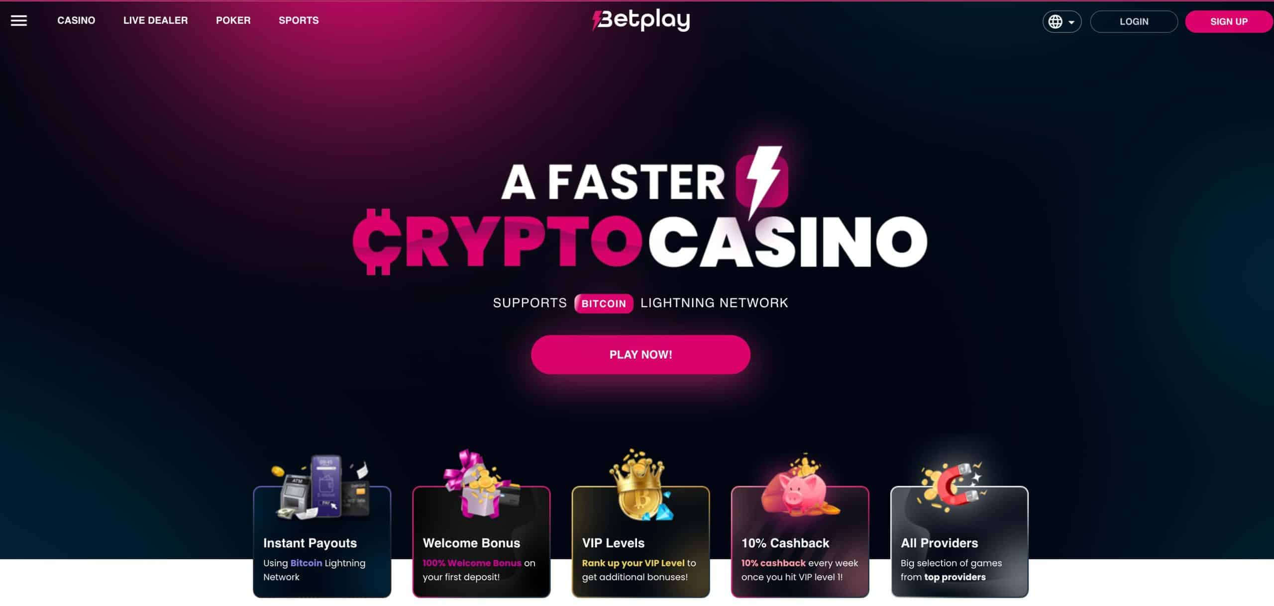 betplay casino landingpage