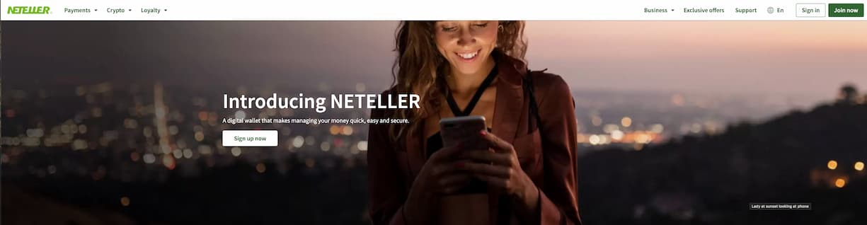 neteller forside