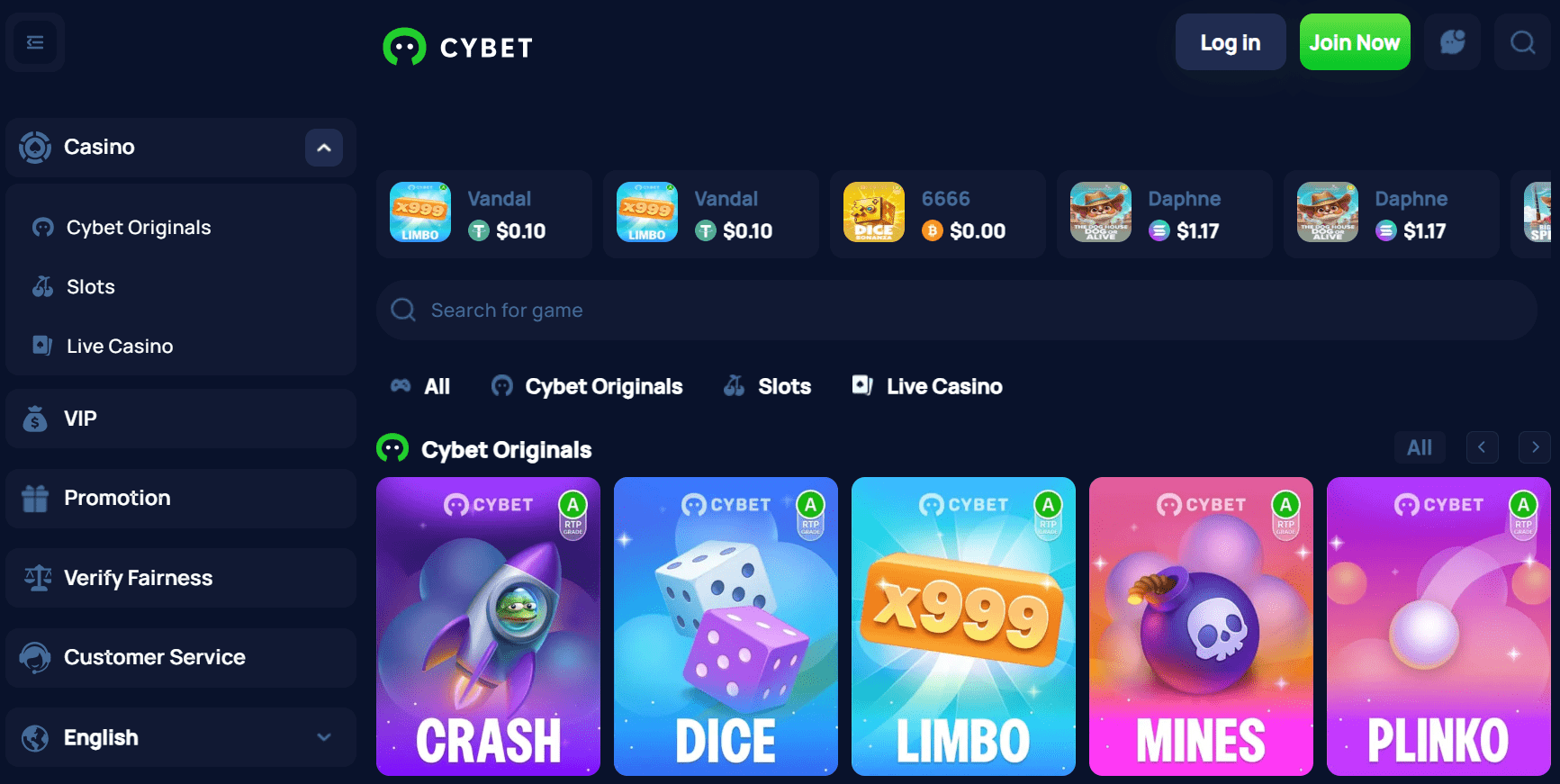 Cybet kryptovaluta casino