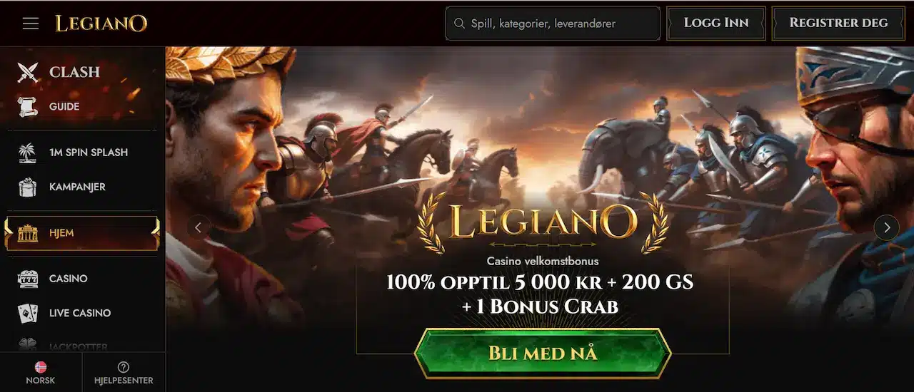 legiano casino index