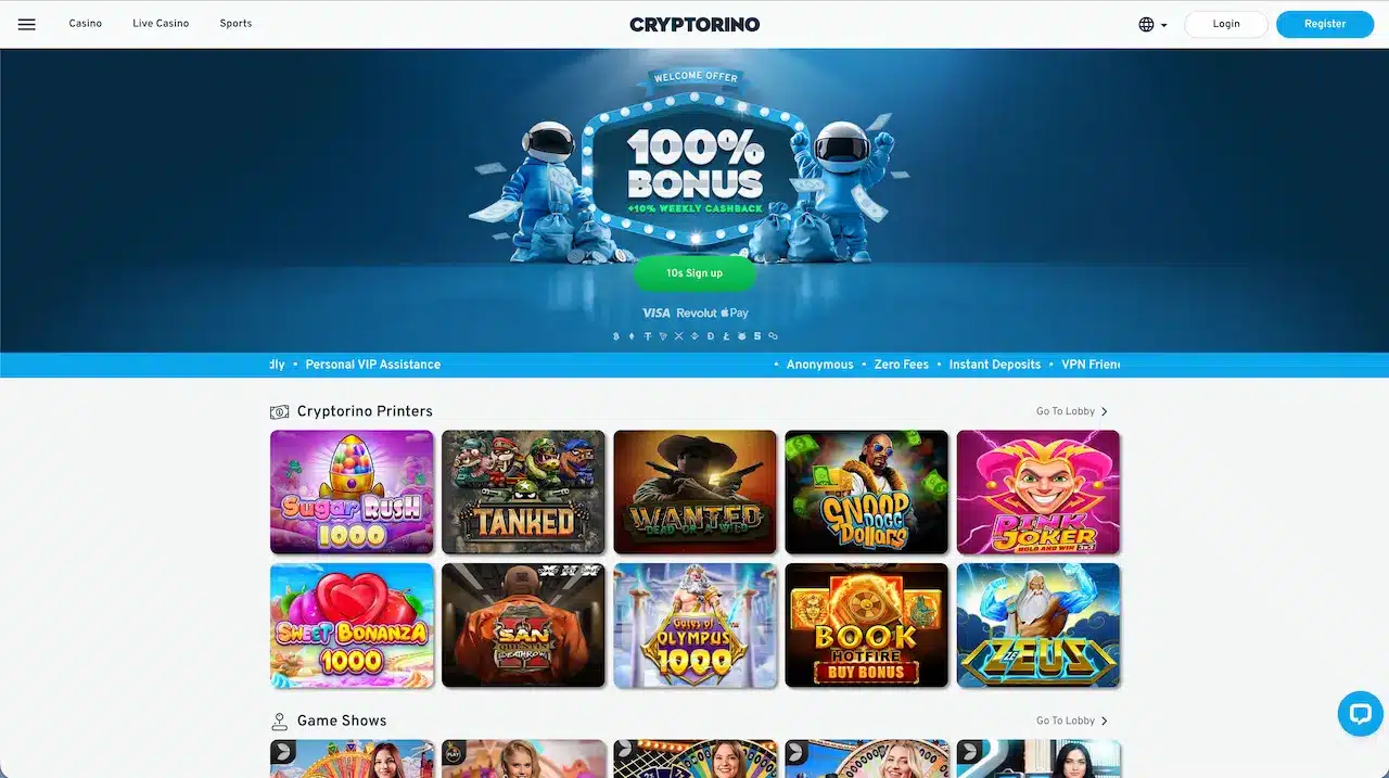cryptorino eth casino