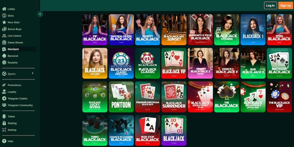 tg casino blackjack