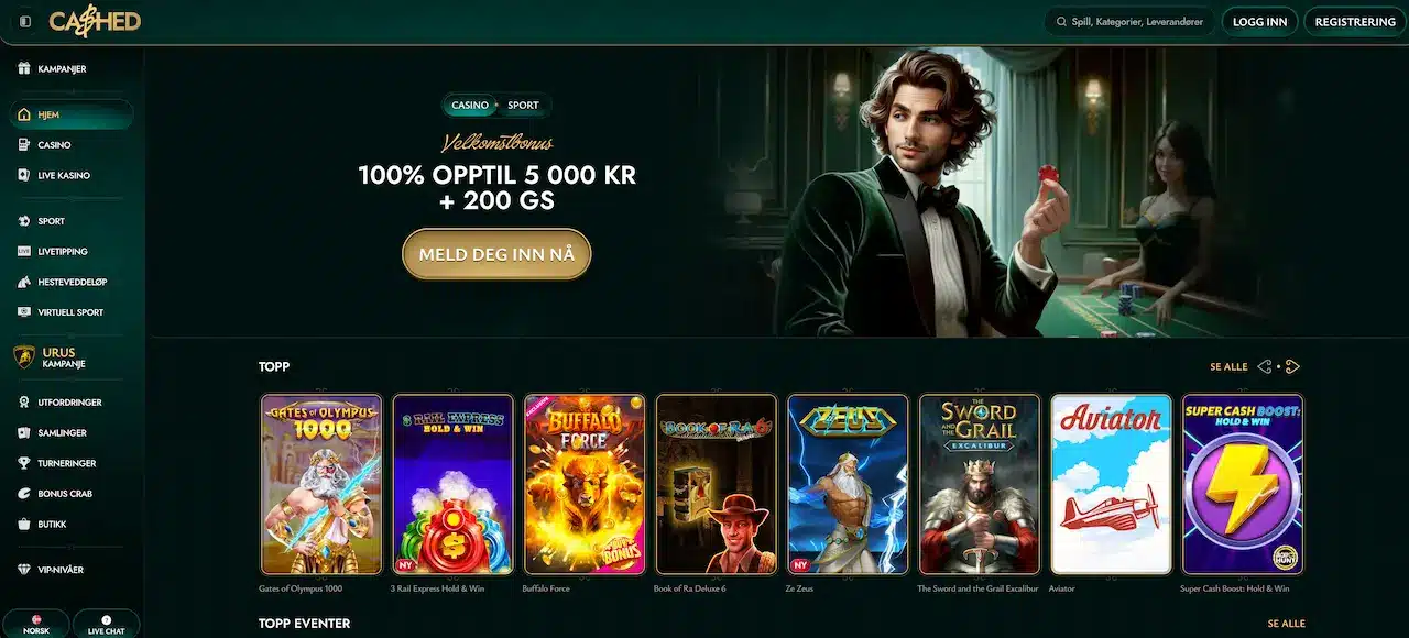 cashed casino