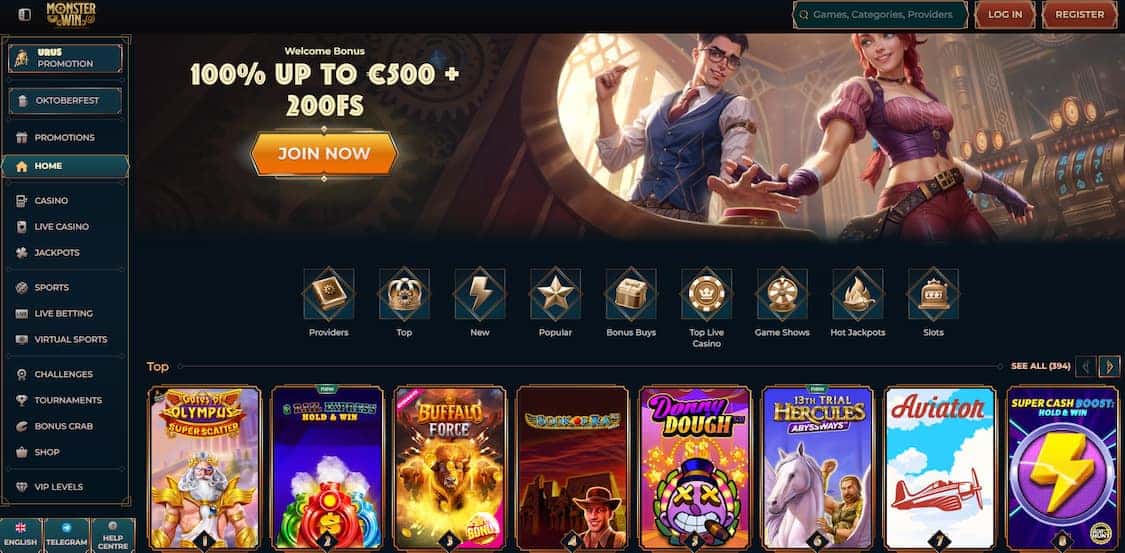 monsterwin casino