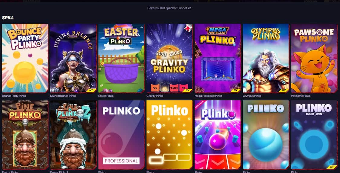 quickwin populære plinko spill