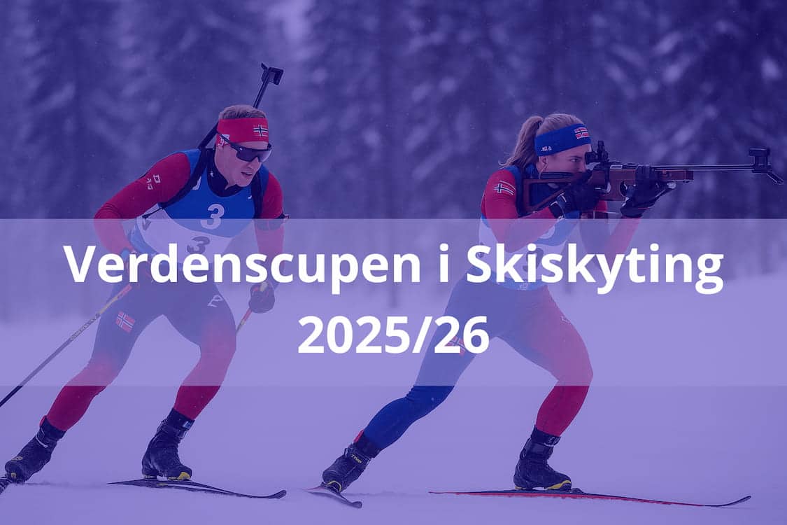 viser norske utøvere i verdenscup skiskyting