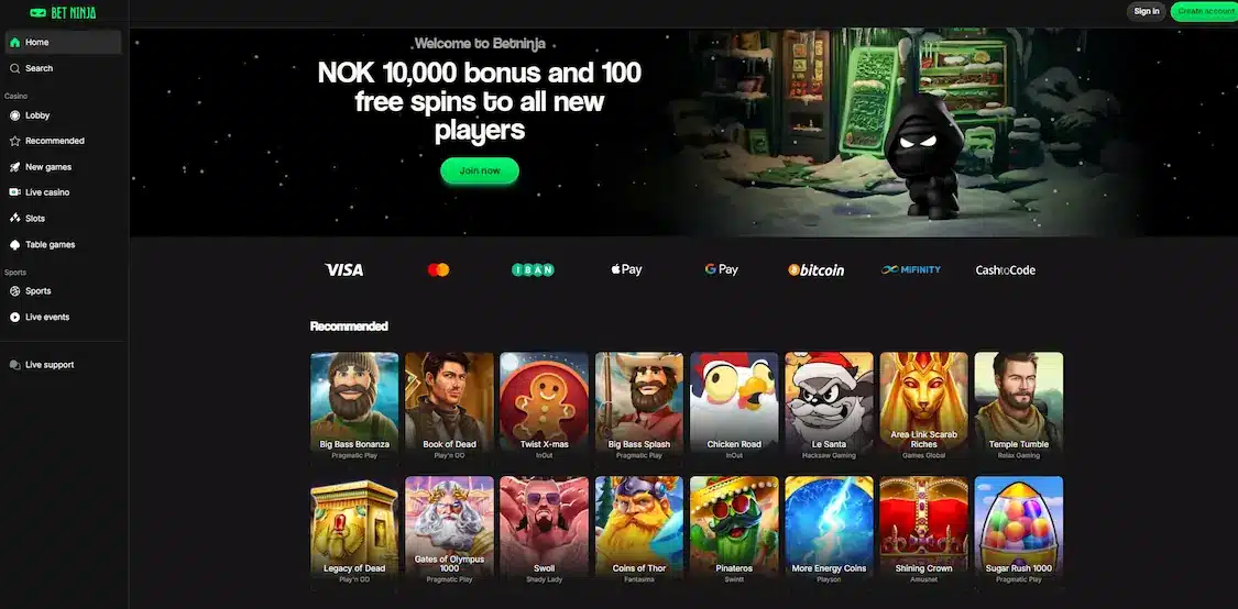 betninja casino
